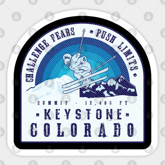 Ski Keystone Colorado Sticker by JordanHolmes